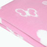 Купить Одеяло байковое детское Овечки розовое (140 x 100 см) 