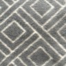 Купить Одеяло байковое взрослое Ромбы серое (212 x 150 см) 