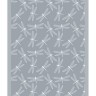 Купить Одеяло байковое взрослое Стрекозы серое (212 x 150 см) 