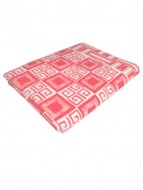 Одеяло байковое взрослое Элегант красное (212 x 150 см)