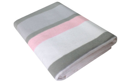 Купить Одеяло байковое взрослое Полосы (205 x 150 см) 