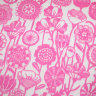 Купить Одеяло байковое взрослое  Цветы розовое (212 x 150 см) 