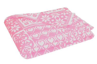 Купить Одеяло байковое взрослое Уют розовое (212 x 150 см) 