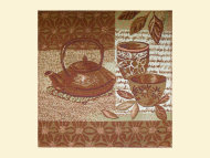 Салфетка из гобелена Чайник    (32 x 32 см)