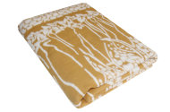 Одеяло байковое взрослое Сафари бежевое  (212 x 150 см)
