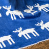 Купить Одеяло байковое взрослое Олени сумеречно синее (212 x 150 см) 