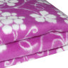 Купить Одеяло байковое взрослое Виноград темно фиолетовое  (212 x 150 см) 