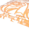 Купить Одеяло байковое взрослое Цветы персиковое (212 x 150 см) 