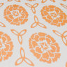 Купить Одеяло байковое взрослое Пионы персиковое (212 x 150 см) 