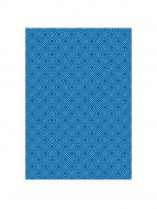 Одеяло байковое взрослое Ромбы синее (212 x 150 см)