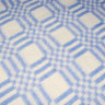 Купить Одеяло байковое детское Клетка сложная синее (140 x 100 см) 