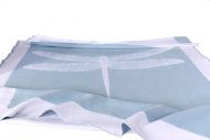 Одеяло байковое взрослое Стрекоза льдистое(212 x 150 см)