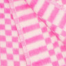 Купить Одеяло байковое детское  Клетка простая розовое (112 x 90 см) 