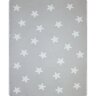 Купить  Скидка! Одеяло байковое детское Звездочки светло серое (140 x 100 см)  