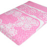 Купить Скидка! Одеяло байковое взрослое Кружева розовое (212 x 150 см) 