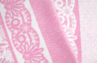 Скидка! Одеяло байковое взрослое Кружева розовое (212 x 150 см)