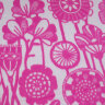 Купить Одеяло байковое взрослое Цветы лиловое (212 x 150 см) 