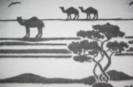 Одеяло байковое взрослое Сафари серое (212 x 150 см)