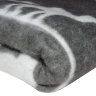 Купить Одеяло байковое взрослое Сафари серое (212 x 150 см) 