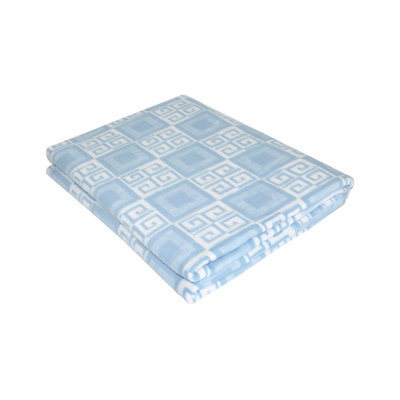 Купить Одеяло байковое взрослое Элегант голубое (212 x 150 см) 