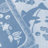 Купить Скидка! Одеяло байковое детское Дельфины синее (118 x 100 см) 