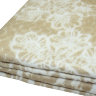 Купить Одеяло байковое взрослое Кружева бежевое (212 x 150 см) 