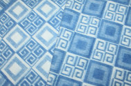 Одеяло байковое взрослое Элегант синее (212 x 150 см)
