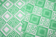Одеяло байковое взрослое Элегант зеленое  (212 x 150 см)
