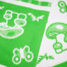 Купить Одеяло байковое детское Ежики зеленое (140 x 100 см) 