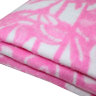 Купить Одеяло байковое взрослое  Цветы розовое (212 x 150 см) 
