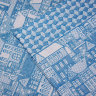 Купить Покрывало пикейное Город синее (212 x 145 см) 
