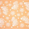 Купить Одеяло байковое детское Овечки персиковое (140 x 100 см) 