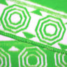 Купить Одеяло байковое детское Обезьянки зеленое (118 x 100 см) 