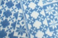 Одеяло байковое взрослое Уют синее (212 x 150 см)