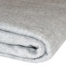 Купить Одеяло байковое взрослое однотонное серое повышенной плотности (212 x 150 см) 