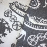 Купить Одеяло байковое взрослое Первобытное серое (212 x 150 см) 