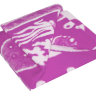 Купить Одеяло байковое детское Дельфины фиолетовое (118 x 100 см) 