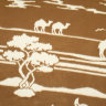 Купить Одеяло байковое взрослое Сафари коричневое (212 x 150 см) 