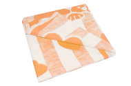 Одеяло байковое детское Зайкин сон персиковое (140 x 100 см)
