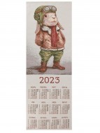 Календарь из гобелена на 2023 год "Летчик"