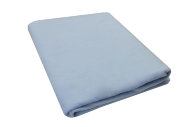 Одеяло байковое взрослое однотонное Голубое (205 x 150 см)