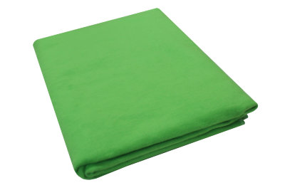 Купить Одеяло байковое взрослое  однотонное Зеленое (205 x 150 см) 