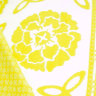 Купить Одеяло байковое взрослое Пионы желтое (212 x 150 см) 