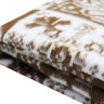 Купить Одеяло байковое взрослое Уют коричневое (212 x 150 см) 