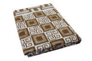 Одеяло байковое взрослое Элегант коричневое (212 x 150 см)