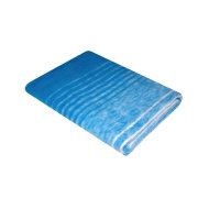Одеяло байковое взрослое Мегаполис синее (212 x 150 см)