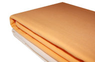 Скидка! Комплект постельного белья в детскую кроватку оранжевый+персик