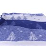 Купить Одеяло байковое взрослое Лес сумеречно синее (212 x 150 см) 