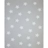Купить Одеяло байковое детское Звездочки светло серое (140 x 100 см) 