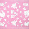 Купить Одеяло байковое детское Овечки розовое (100 x 140 см) 